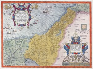 Mapa de Palestina, de Theatrvm Orbis Terrarvm, 1570